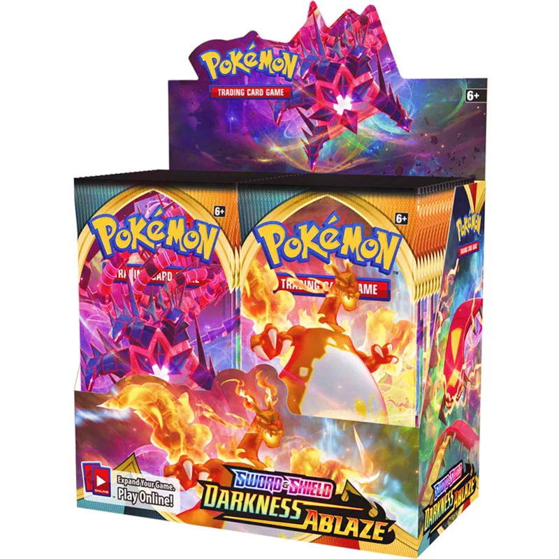 324 шт./коркор. карты Pokemon английская темнота Ablaze яркое напряжение Vmax GX серии Booster Box