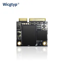 Скидка 50% Wicgtyp mini pcie половина mSATA ssd 64 Гб 128 ГБ 256 ГБ 512 ГБ SATA III 6 ГБ/сек. SATA II 2,5*3 см модуль ssd msata для планшетных ПК