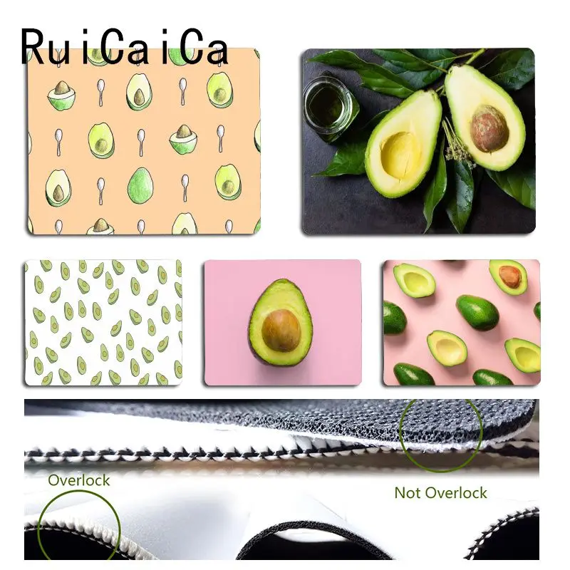 

RuiCaiCa Beautiful Anime cute Avocado Fruits Customized laptop Gaming mouse pad Size for 18x22cm 25x29cm Small Mousepad