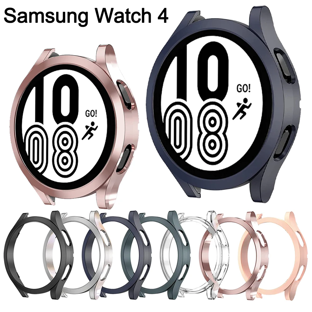 PC Cover for Samsung Galaxy Watch 4 40mm 44mm Matte Case Protective Bumper Shell Watch Accessories 2021 New