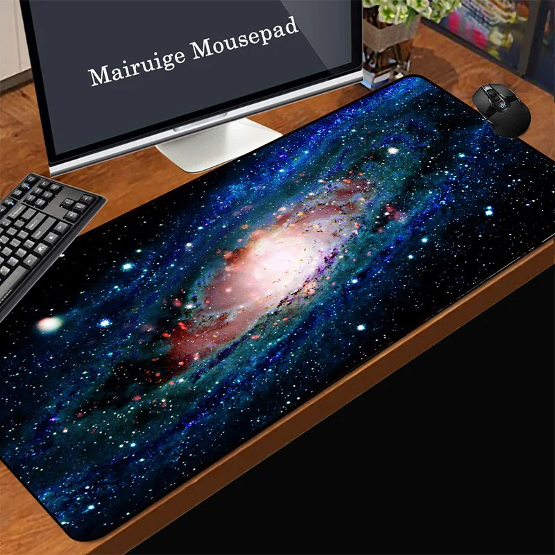 

Mairuige Large Gaming Mouse Pad Non-slip Natural Rubber PC Computer Game Player Mouse Pad Desk Pad Lock Edge Gaming Mouse Pad