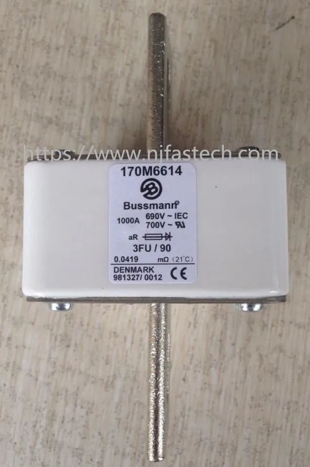 Электрический предохранитель Bussmann 170M6614 1000A 690V|Перемычки| |