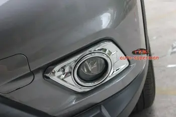 

Chrome Front bumper Fog Light Bezels cover For Nissan NEW X trail T32 2015 2016