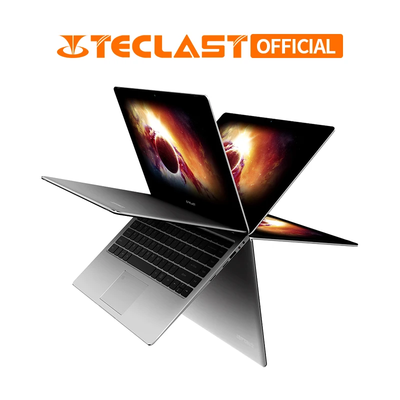 Ноутбук Teclast F6 Pro 360 градусов ОС Windows 10 13 3 дюймов 1920x1080 8 Гб ОЗУ 128 SSD двухъядерный