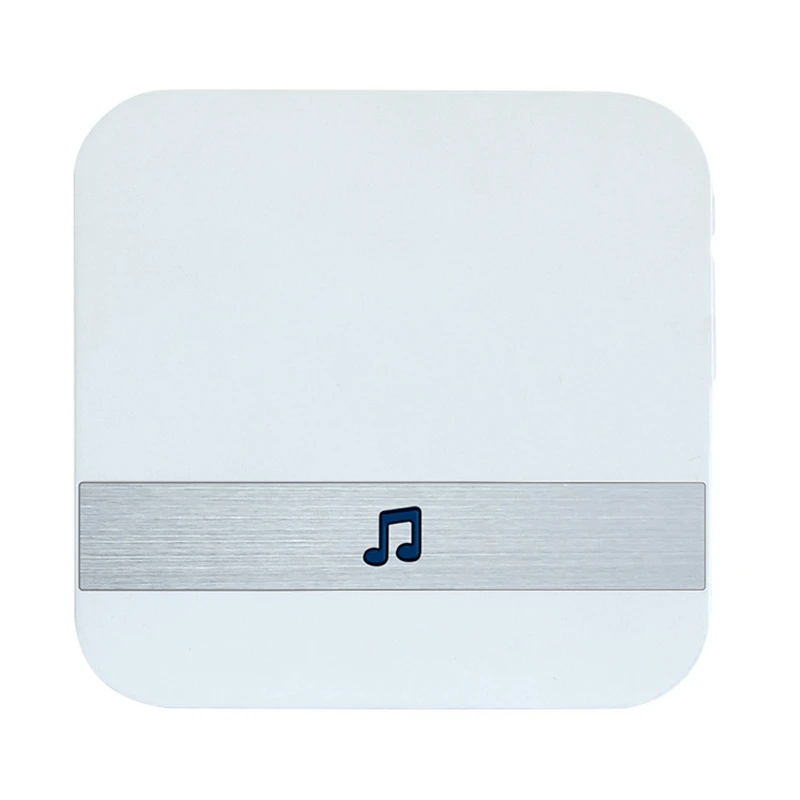 Wireless Wifi Intercom Video Doorbell Camera Set Door Bell Camera Wifi Video Night-Vision Infrared Detection(Eu Plug