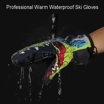 

Ski Gloves Women Men Thick Waterproof Anti-slip Breathable Thermal Warm Snowboarding Mittens Outdoor Sports Accessories