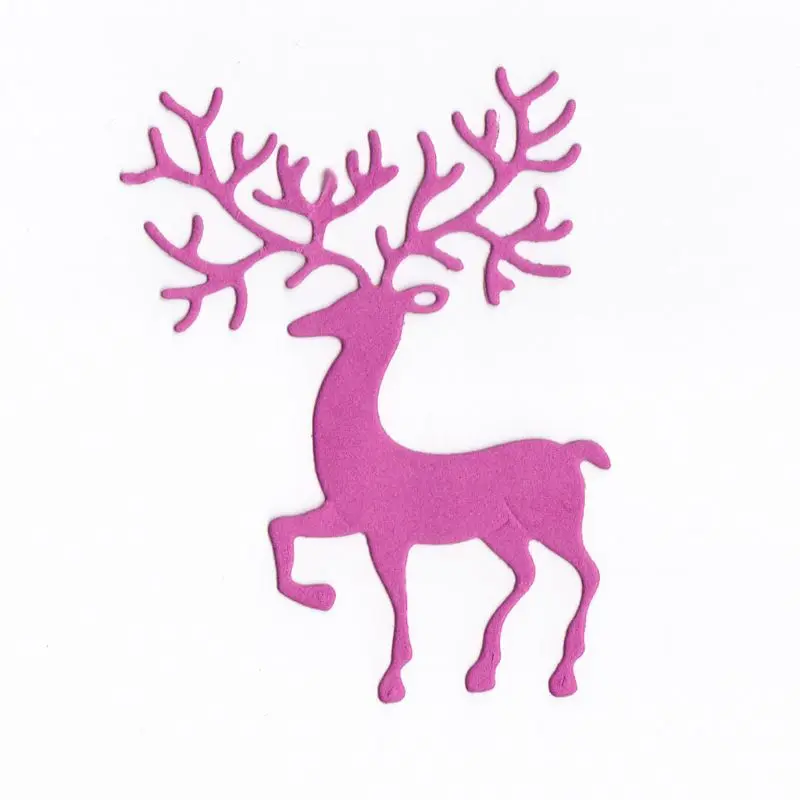 DIY DIY Cutting Dies Christamas Tree Snowflake Milu deer Guideboard Embossing Stencil Template for Scrapbooking Embossing Paper