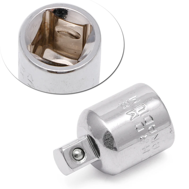 

3/8\" Convert To 1/4\" Ball Lock Ratchet Socket Adapter Reducer Converter Tool