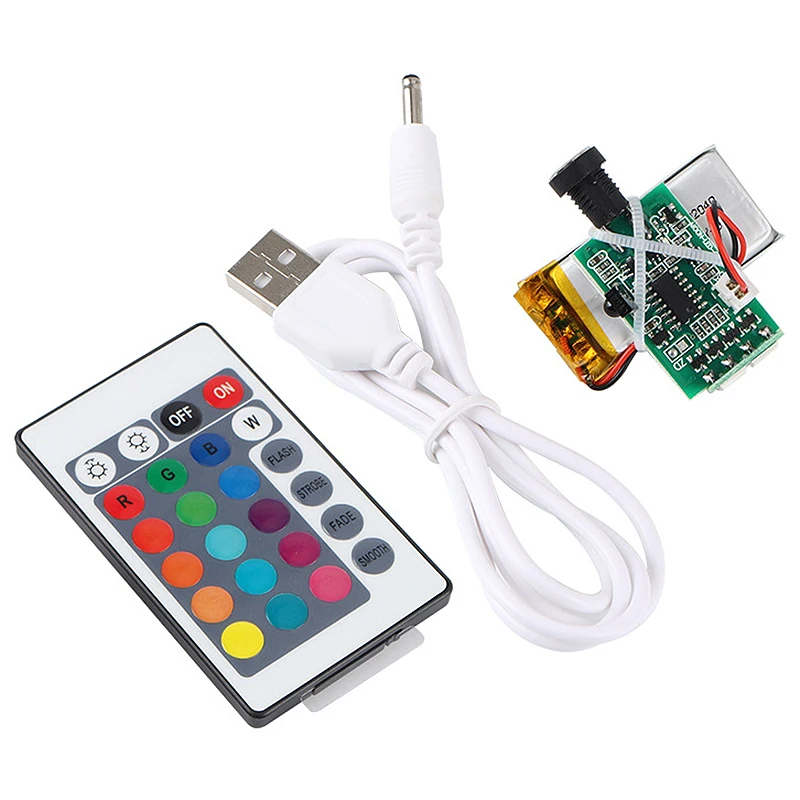 3D Printer Parts Moon Lamp Light Board 16 Colors Remote Control Night Light Circuit LED Light Source USB Charging with Battery - ANKUX Tech Co., Ltd