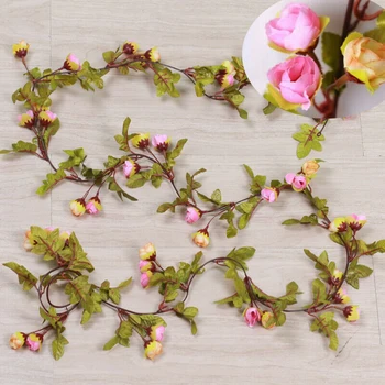 

2.2M LED USB Artificial Rose Flower Fairy String Lights Home Party Wedding Decor Lamp Wedding Home Bedroom Balcony Patio Decor