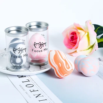 

Makeup Foundation Sponge Makeup Cosmetic puff Powder Smooth Beauty Cosmetic makeup sponge Marbling Blender Water-drop Shape Puff