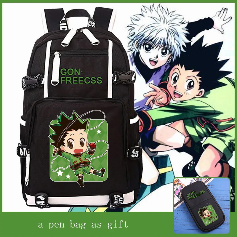 Рюкзак Hunter×Hunter Killua Zoldyck рюкзак для косплея студентов подростков школьный ранец