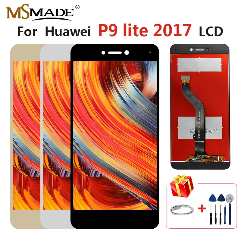 Для huawei P9 Lite Honor 8 Lite PRA-LX1 ЖК-дисплей сенсорный экран дигитайзер Запасные части для huawei P9 Lite lcd