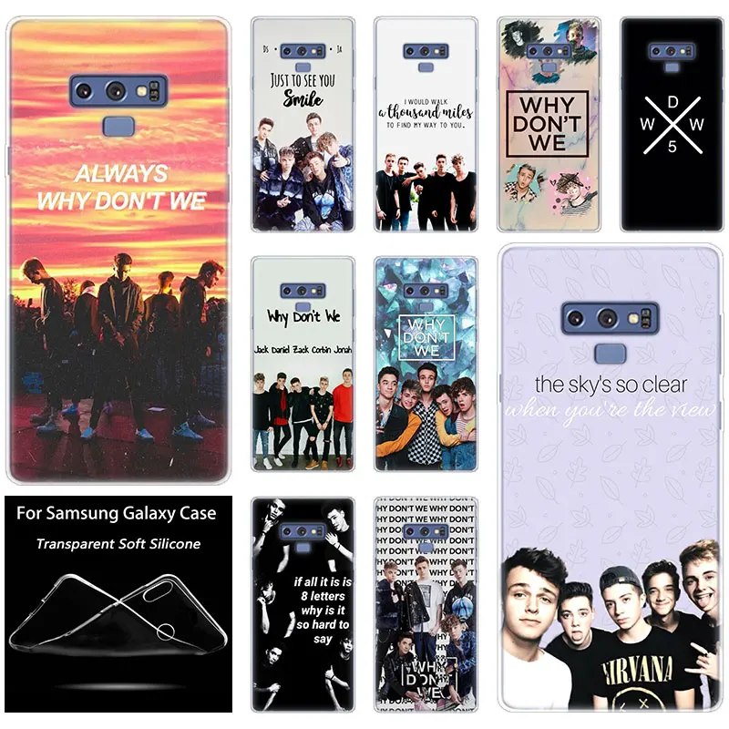

luxury Silicone Case Why Dont Do Not We WDW For Samsung Galaxy Note 10 Pro 9 8 M10 M20 M30 M40 S8 S9 S10 Plus 5G S6 S7 Edge S10e