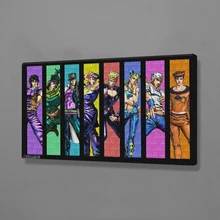  JoJo's Bizarre Adventure Poster Wall Art Decoration prints Canvas for Dorm living room Home kids bedroom decor Painting 
