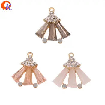 

Cordial Design 50Pcs 23*23MM Jewelry Accessories/Crystal Pendant/Earrings Parts/DIY Earrings Making/Hand Made/Earrng Findings