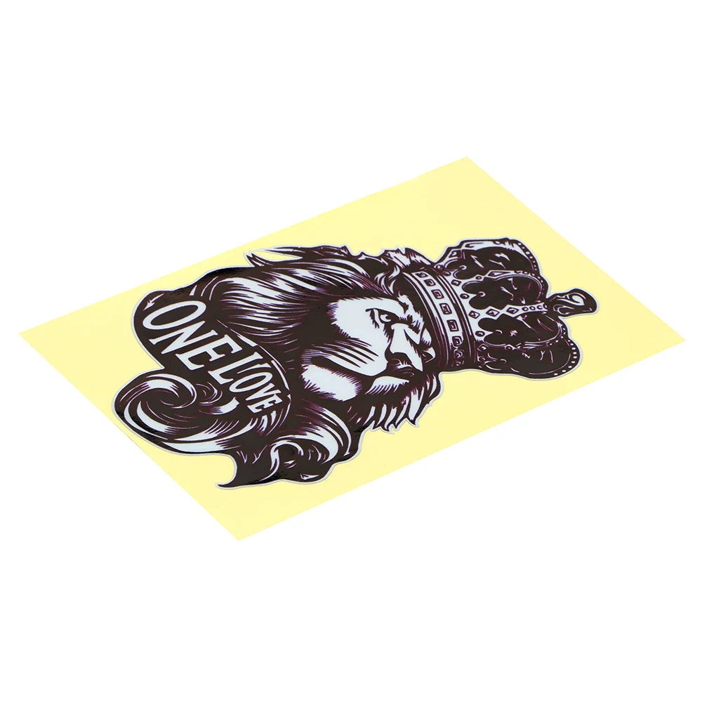 One Love Lion Crown графическая Высококачественная наклейка для автомобиля с изображением животных DIY Декор Виниловая наклейка для автомобиля 16,5*11,2 см мультяшная Автомобильная наклейка