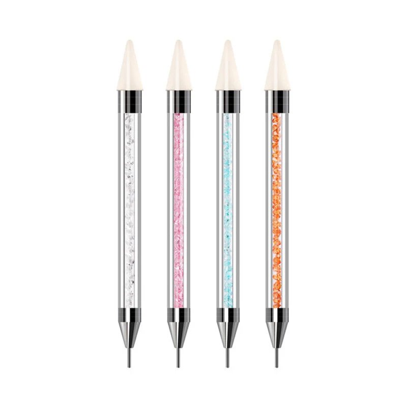 Инструмент для точечного маникюра акриловая ручка ногтей стразы кисточка с