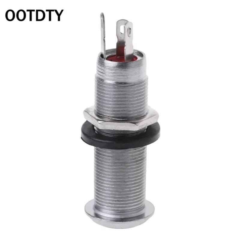 OOTDTY 1 шт. хромированная гитара басовый цилиндр выход Джек флеш 1/4 "часть | Спорт и