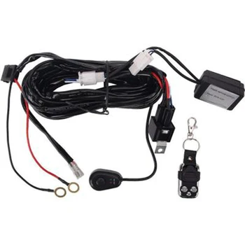 

Parts Wiring Kit Remote Control For LED Light Bar For Offroad 4 Lead 12V 3 Model