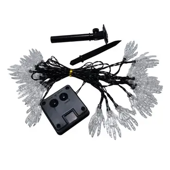 

1pc High Quality Interesting Halloween Durable Skull Hand String Lamp String Light Solar Lamp Strin for Outside Home Outdoor