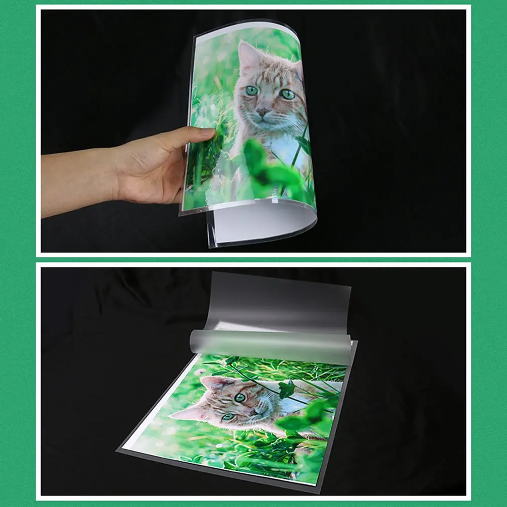 TIANSE утолщенная пластиковая пленка A4 6C фото меню пластиковая пленка защитная карта пленка для пластиковой запайки клейкая бумага