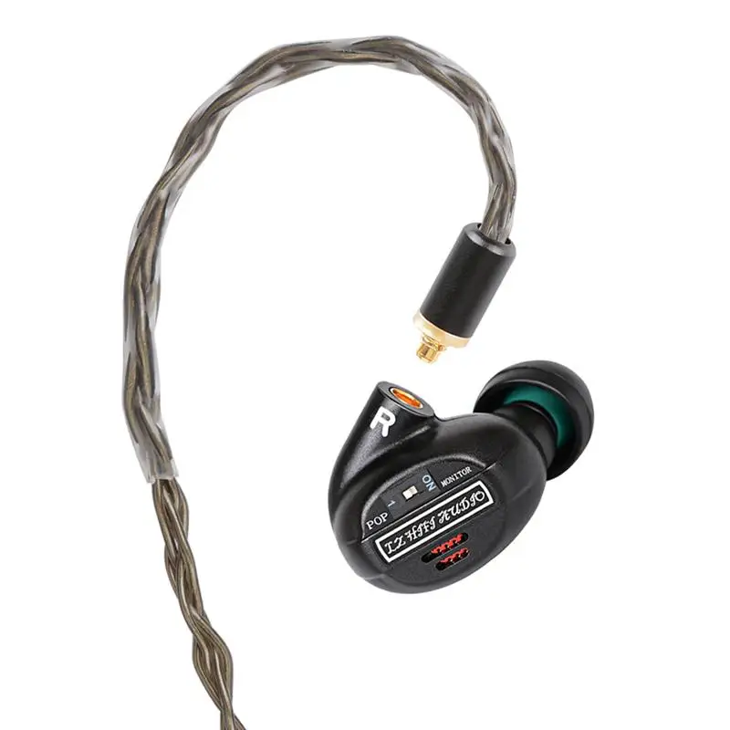 LZ A7 1DD 4BA 2 Piezoelectric Ceramics Driver Hybrid 7 Unit HIFI IEM Muisc Monitor Audiophile 0 78 Tuning Switch MMCX Earphones