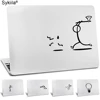 Sykiila de la piel para Apple etiqueta engomada del Macbook Air 11 aire 13 Pro 13 15 16 Retina pared calcomanía portátil Stickman contacto tipo portátil cubierta ► Foto 1/6