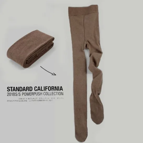 Stretch Female Stockings Vertical Stripes Full Foot Pants Comfortable Footless High Waist Elastic Skinny Winter Tights DS50957