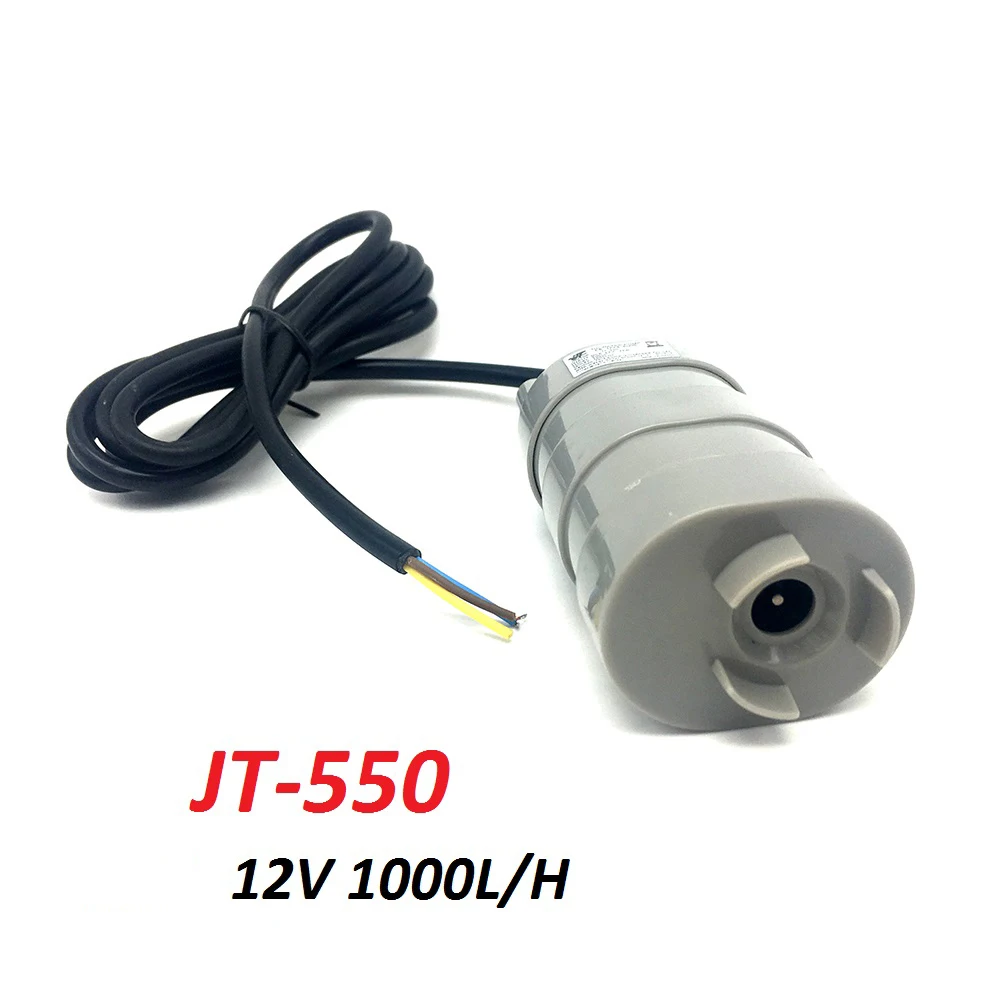jovtop JT-550 DC 12V 24V 1000L/H Max Flow Rate Submersible Water Pump