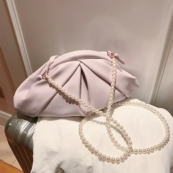 

Clouds Wrapped Pearl Handbag & Designer Products Summer Bag Width 32cm Height 21cm Thickness 3cm