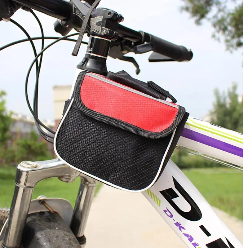 Мужская водонепроницаемая сумка для велосипеда передняя рама сумка для велосипеда Топ трубные мешки телефон велосипедная седельная сумка аксессуары седельный пакет Спорт XA234D