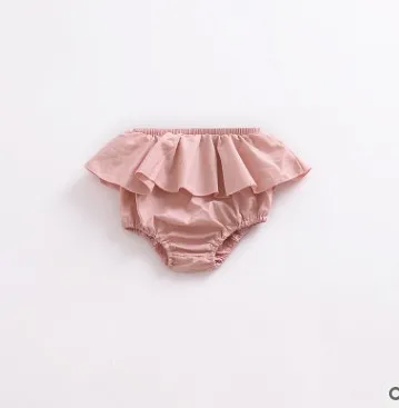 pink Летние шорты для маленьких девочек, детские кружевные шорты, PP штаны, Новое поступление, детская одежда для малышей - Цвет: pink
