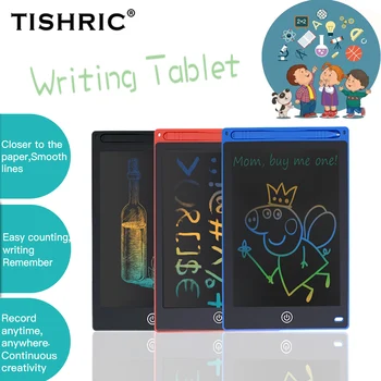 

TISHRIC Colors Screen Writing Tablet LCD Electronic Digital Graphics Tablet For Drawing Educational Toys Kids Gift With Pen
