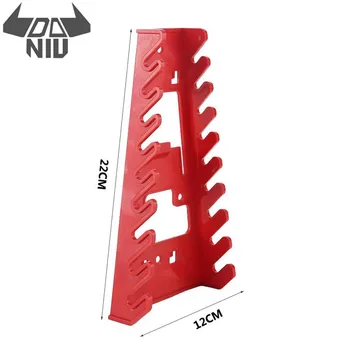 

DANIU Wrench Spanner Organizer Sorter Holder Wall Mounted Tool Storage Tray Socket Storage Rack Plastic Kit Tool Wrenches Keeper