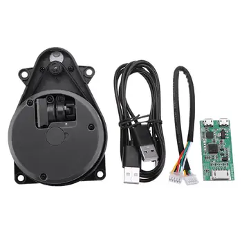 

NEW Laser Radar Scanner Sensor Detector Distance Detection Module 360 degree 8meter 5000 time/S for Robot Obstacle Avoidance