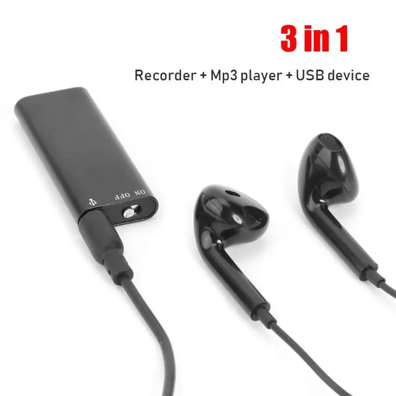 Mini Digital Audio Voice Recording Pen Dictaphone About 8 Hours of Continuous Work MP3 Music Player USB2.0 Flash Drive |