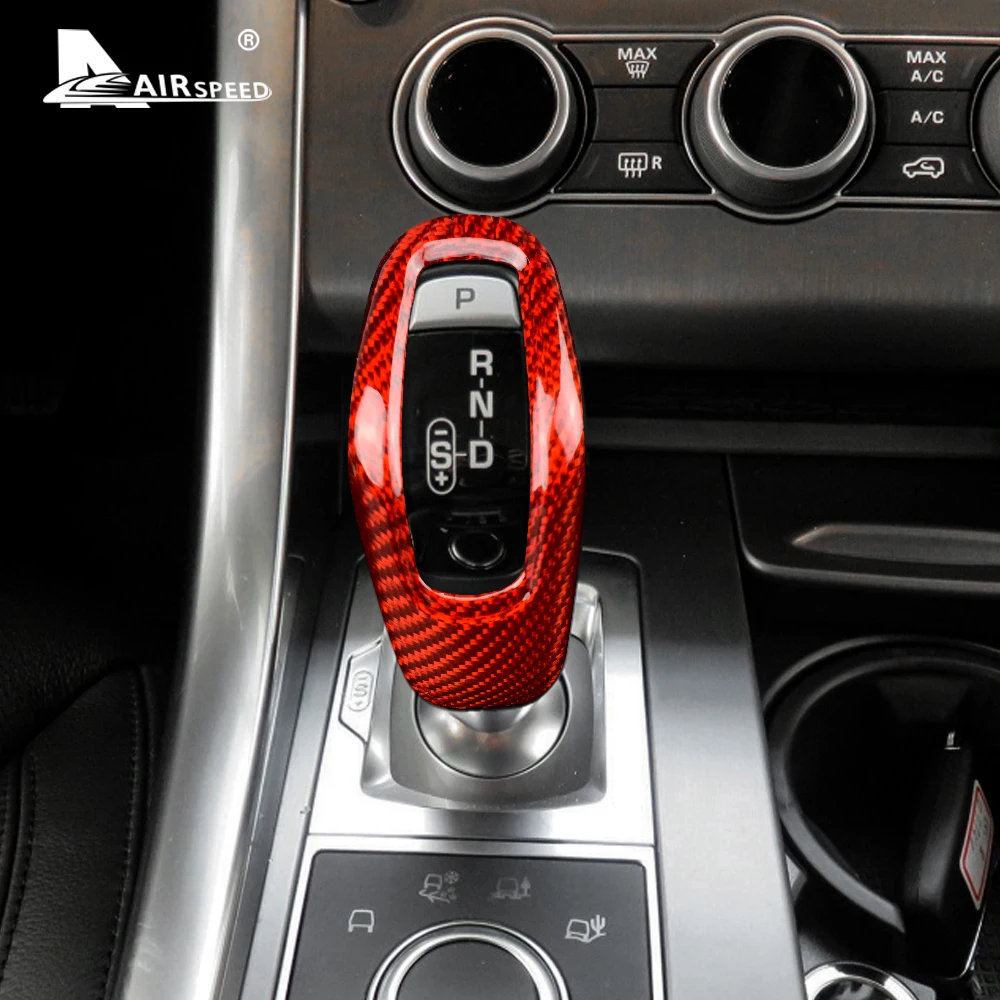 Carbon Fiber Trim for Land Rover Range Rover Car Gear Shift Knob Cover  Sport Evoque Discovery Sport Jaguar E Pace Xe Accessories - AliExpress