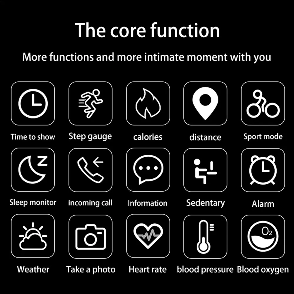 

W68 smart watch Men Series 5 Full Touch IP67 waterproof Fitness Tracker Heart Rate Monitor smartwatch Women VS W58 Iwo 12