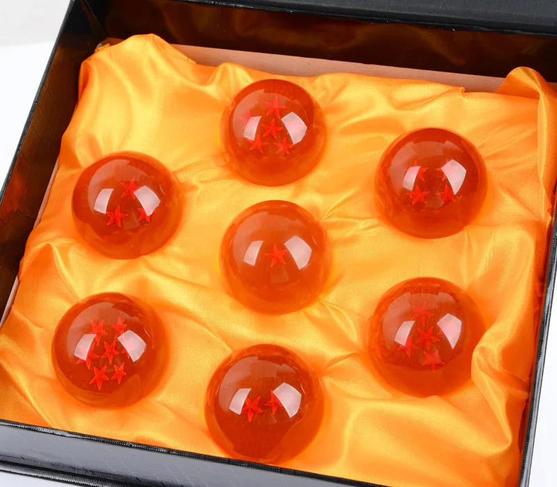 

7Pcs/Set 4.3CM Dragon Ball Z 7 Stars Crystal Balls DragonBall Ball Complete Set New In Box Retail/Wholesale Free Shipping