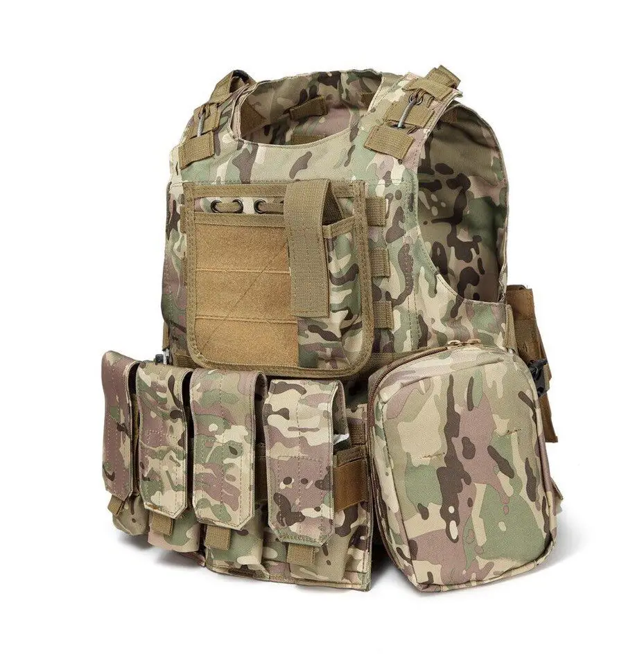 

Molle Special Forces Tactical Vest Multi-functional Camouflage Waistcoat Amphibious CS Equipment Protection Equipment Outdoor