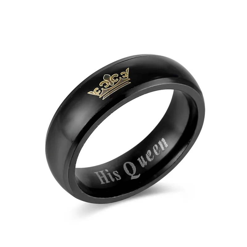 Температурное кольцо из титана стали пара кольцо настроения чувства эмоции интеллектуальные кольца для мужчин и женщин водонепроницаемые украшения Size5-12