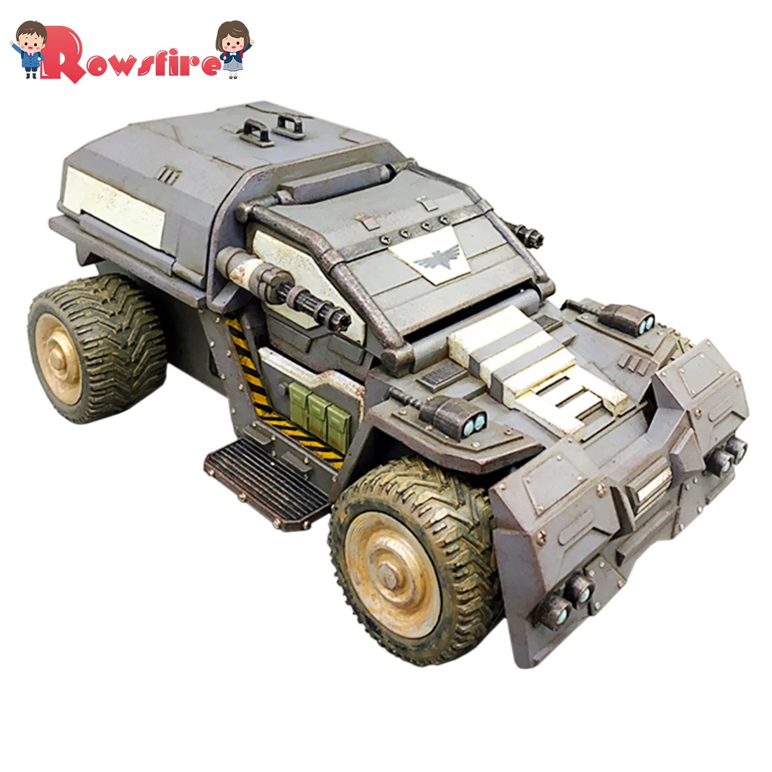 

1:27 Mecha Model Wild Rhinoceros Armored Assault Vehicle DIY Removable Handwork Military Model Armored Vehicle