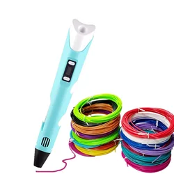 Stylo 3D Original pour enfants, crayon d'impression de dessin 3D avec écran LCD, jouets avec Filament PLA, cadeau de noël et d'anniversaire 