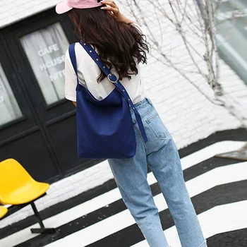 

Women Lady Girl Shoulder Crossbody Bag Canvas For Mobile Phone Shopping Money B99