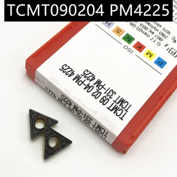 

10PCS TCMT090204 PM 4225 Carbide Insert Turning Tool Turning Milling Cutter CNC Cutting Tool Slot Cutting PM 4225