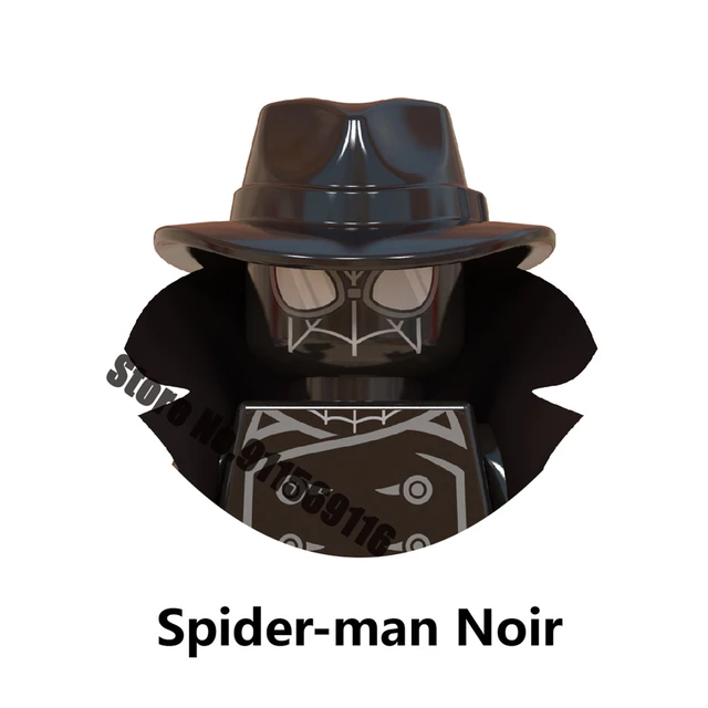 Superhero Spiderman Suit Building Blocks Bricks Mysterio Peter Parker Miles Morales Action Figures Kids Toys Christmas Gifts I-WM630