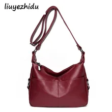 Новая женская сумка простая женская обувь для отдыха обувь для зрелых женщин; тонкие на плечо округлая пролет сумка из мягкой кожи для женщин косой пролет сумка