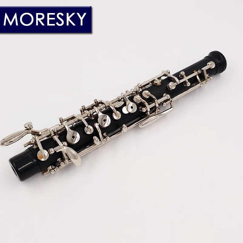 US $240.00 MORESKY Professional C Key Oboe Semiautomatic Style Cupronickel nickelplate MORESKY Oboe S01