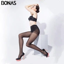 BONAS 40D, женские колготки большого размера, подходят для 100 кг, женские колготки, сексуальные, цветные, тонкие, летние, модные колготки